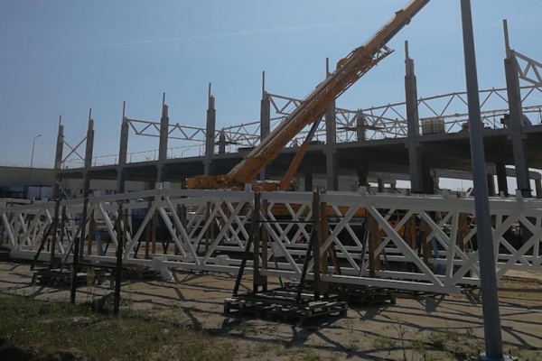Строительство нового завода СООО "ПП Полесье"в г.Кобрин